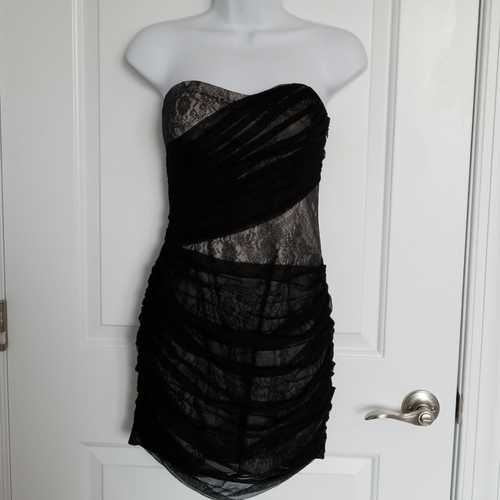 NWOT Armani Exchange Mesh Lace Dress